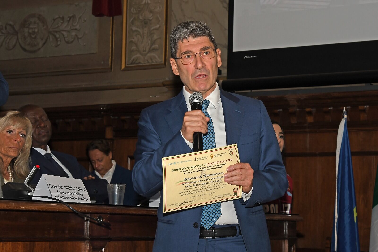 Le eccellenze del made in Italy premiate presso palazzo Valentini