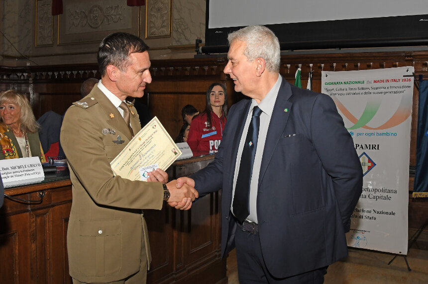Le eccellenze del made in Italy premiate presso palazzo Valentini