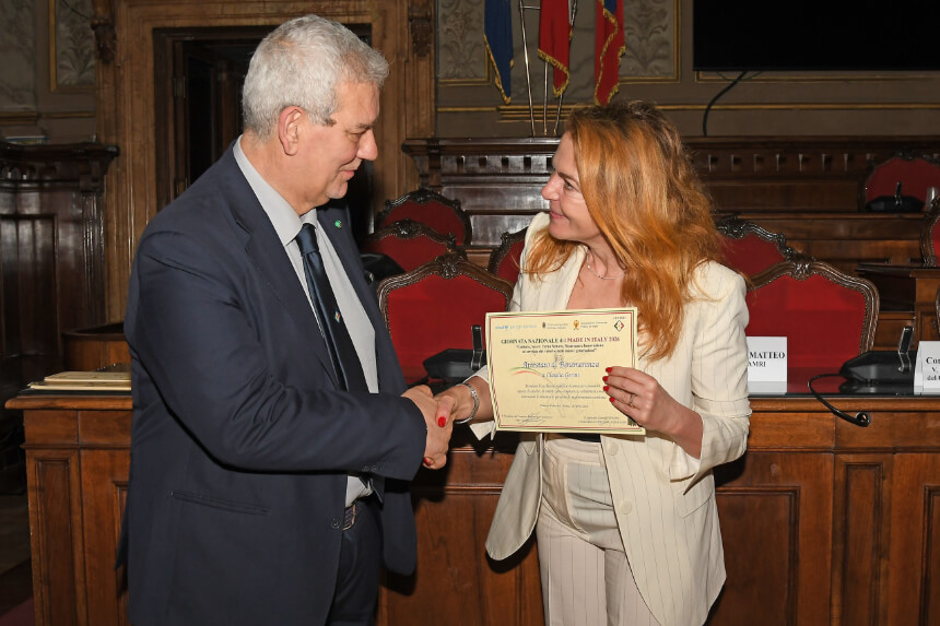 Le eccellenze del made in Italy premiate presso palazzo Valentini