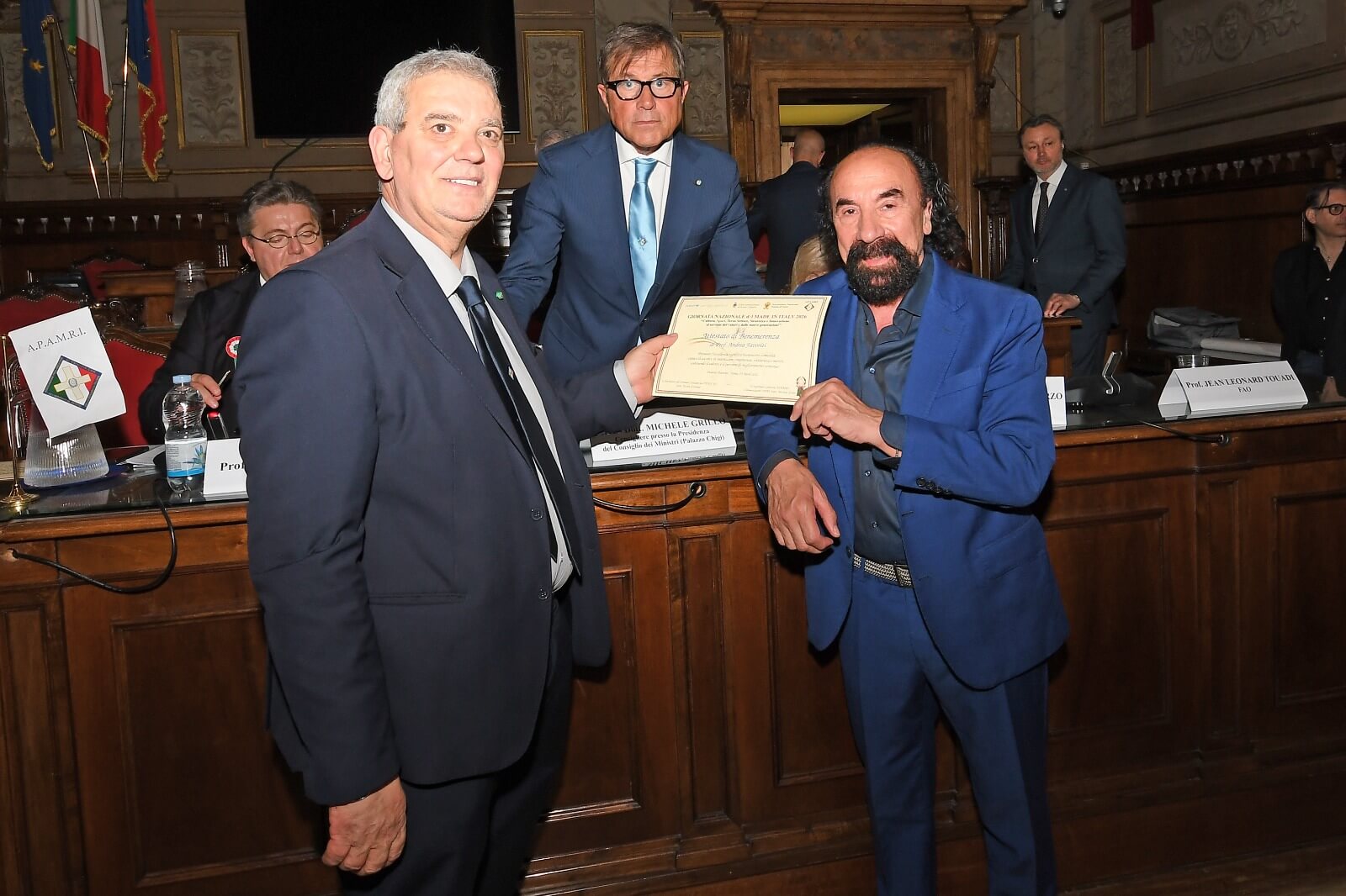 Le eccellenze del made in Italy premiate presso palazzo Valentini