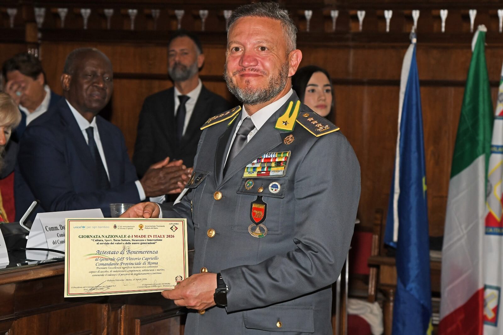 Le eccellenze del made in Italy premiate presso palazzo Valentini