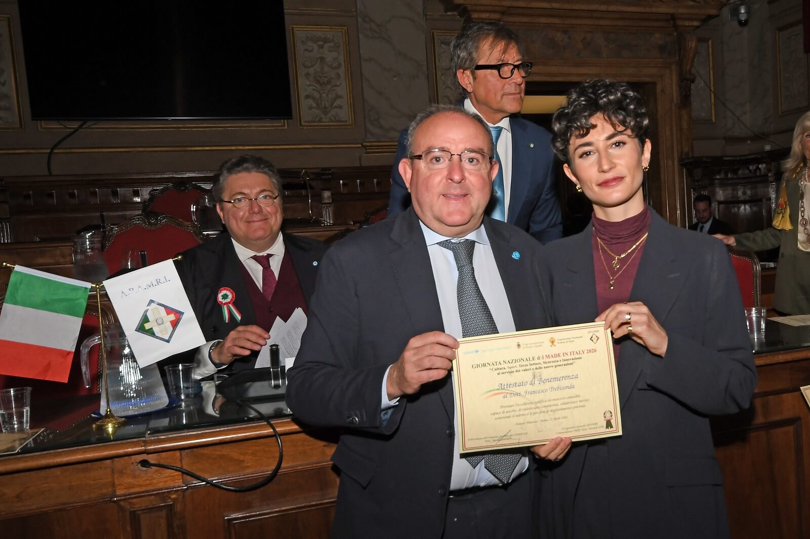 Le eccellenze del made in Italy premiate presso palazzo Valentini